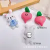 Nuevos Accesorios de Conejo y Zanahoria de Tela de Dibujos Animados DIY Accesorios para el Cabello Hechos a Mano Bolsas para Ropa Broches Accesorios Joyería DIY