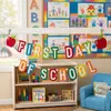 Fornecimento Exclusivo Transfronteiriço: Faixa de Feltro de Maçã para o Primeiro Dia de Aula, Decoração para Abertura Escolar, Decoração para Professores, Dropshipping OEM