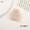 Qi Yue Nova Cor de Gelatina Presilha de Garra de Quatro Pontas Exquisita Presilha de Cabelo com Toque de Alto Padrão Rabo de Cavalo Coque Presilha Tubarão Acessórios de Cabelo Feminino Atacado