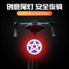 Luz Trasera de Bicicleta Carga Ciclismo Nocturno Bicicleta de Montaña Luz Trasera Creativa Equipo de Advertencia Ciclismo Nocturno Accesorios Ciclismo de Carretera