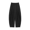 Pantalones de Seda Frescos de Verano Estilo Capullo Perezoso Aboutsea con Silueta de Moda para Cuerpo Tipo Pera, Pantalones Casuales Adelgazantes para Verano, Versátiles