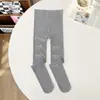 Leggings Delgados de Algodón con Rayas Verticales, Lazo y Estrellas para Niñas, Primavera y Otoño, Venta al por Mayor Transfronteriza, Medias para Niños