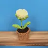Mini Plantas en Maceta Tejidas a Mano - Venta al por Mayor Directamente de Fábrica y Dropshipping - Decoración de Interiores de Coche y Regalo
