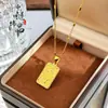 Colgante de Gato Kitty con Mensaje de Suerte, Efecto Hielo Brillante, Bañado en Oro, Estilo Antiguo, Collar con Colgante de Paz con Mensaje de Suerte, Efecto Hielo, Sencillo