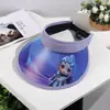 Chapéu Boné Protetor Solar Infantil Cartoon Kuromi Estilo Novo para Meninos e Meninas Chapéu de Sol de Aba Larga para Uso Externo no Verão