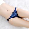 Tangas sexys para mujer Encaje 3D tentación perspectiva ropa interior sexy cintura baja algodón ropa interior cómoda para mujer 1522