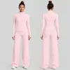 Conjunto de roupa de yoga transfronteiriço, conjunto de jaqueta com zíper e top de secagem rápida slim-fit, conjunto de calças compridas esportivas para corrida e fitness para mulheres