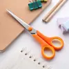 Tesoura de Escritório de Aço Inoxidável Papelaria Estudantil Tesoura Artesanal DIY Ferramentas de Corte de Papel Domésticas Conjunto de Tesouras Artísticas Cartoon