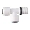 Venta al por mayor de fábrica accesorios conector purificador de agua codo todo tipo de adaptador rápido Tubo de agua PE alambre interno alambre externo