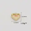 Base de Colgante de Oro de 14K Mariposa, Gota de Agua, Forma de Corazón, Trébol de Cuatro Hojas Circonita de Imitación Accesorios DIY Materiales Hechos a Mano Piezas Hechas a Mano
