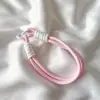 Estilo Ins Color Claro Todo Fósforo Colgante para Funda de Teléfono Móvil Cuerda Corta para Mano Colgante de Correa Tejida Duradera Cadena para Bolso de Llaves Universal