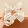 Acessório de elástico de cabelo extra grande, novo modelo estilo coreano 2026, corda de cabelo de alta elasticidade, scrunchie, estilo francês, alto valor estético, acessório de cabelo para mulheres