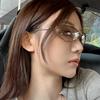 Gafas de Sol Millennium Ins de Gama Alta Sin Marco Estilo Y2K Ojo de Gato para Mujer Chica Color Rosa Europeas y Americanas 2025 Nuevas Gafas de Sol para Chica Popular