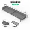Rack de forno de silicone para cozinha, prateleira de armazenamento de temperos, prateleira magnética de silicone para fogão, tapete combinável livremente