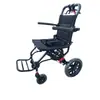 Silla de ruedas manual, portátil, apta para avión, para personas mayores, plegable, ligera, empujada a mano, portátil, pequeña ayuda para la movilidad