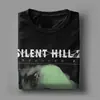 Camisetas Masculinas SilenT Hill 2 Roupas de Algodão Casuais Manga Curta