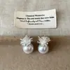 Pendientes de Perla de Diseño Único que se Pueden Usar por Ambos Lados, Pendientes de Tuerca de Fuegos Artificiales Únicos y Elegantes, Pendientes Versátiles Exquisitos y de Moda