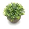 Simulación de plantas verdes 13*13cm pequeños adornos de pulpa en maceta decoraciones para sala de estar interior, oficina, restaurante