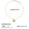 Lujo Ligero Exquisito Serie Marina Moda Elegante Colgante de Concha Collar de Acero de Titanio Personalizado Nicho Senior 25 Años Nuevo
