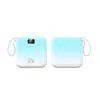 Novo power bank certificado 3C pelo padrão nacional 20000mAh mini slim com cabo embutido carregamento super rápido fonte de alimentação móvel para uso transfronteiriço