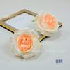 Rosa simulada rosa chá flor de rosa fundo de casamento parede de flores arranjo de flores flor de seda caixa de presente caixa de flores pacote de material com flor flor artificial