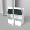 Miaojia Di Juego de Escoba y Recogedor Nuevo Material Engrosado y Ampliado para Baño, Escoba de Barrido con Cerdas Suaves Mágicas