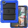 Para iPad Air4 10.9 funda de tableta con correa de silicona de color contrastante iPad Pro2021 soporte carcasa de PC resistente a caídas