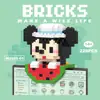 Compatível com figuras de desenho animado Lego, blocos de construção de alta precisão de micropartículas de caixa surpresa, brinquedo educativo infantil, presente, atacado e entrega transfronteiriça