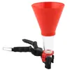 Funil para Encher Óleo Funil para Motor de Carro Funil para Gasolina Ferramenta de Substituição para Reabastecimento Doméstico Funil Multifuncional