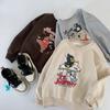 Sudadera Mabao Kidsren 2026 Otoño Nuevo Estilo Coreano Estampado de Dibujos Animados Sudadera de Manga Larga para Niños y Niñas, Ropa de Primavera para Niños