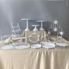 Decoração de mesa de sobremesa branca de estilo europeu Expositor Prateleira de bolo de aniversário Jantar frio Mesa de pausa para chá Chá da tarde Rack de lanche