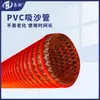 Fabricante manguera de plástico PVC espiral reforzada tubo de plástico corrugado manguera resistente a la presión tubo de vacío manguera de barra plana reforzada barra convexa