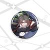 Insignia láser Beng Bad 58-75 mm Insignia de anime Broche de dibujos animados Barra Millet