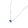 Collar de Acero Inoxidable de Cuatro Hojas Más Vendido Transfronterizo 9mm Cadena Exquisita para Clavícula Joyería de Acero de Titanio de Lujo Ligero