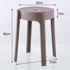 Banco de Plástico para el Hogar Apilable Banco Ciclón Simple Sala de Estar Mesa de Comedor Banco Redondo Portátil Banco Molino de Viento Banco Creativo