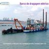 Draga de sucção com cortador dividido navio de dragagem de rio bombeamento de areia potência grande fabricantes de draga de sucção com cortador dividido draga de sucção com cortador dividido