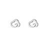 Pendientes Pequeños de Plata de Pie S999 Xiangyun para Mujer Pendientes Simples de Nicho Elegantes de Nube Pendientes Gratuitos para Dormir con Perforación de Oreja