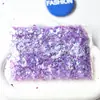Papel Irregular Iridescente Papel de Caramelo para Decoraciones DIY de Uñas, Papel de Concha, Polvo de Brillo, Paquete de 20g