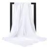 Nuevo pañuelo cuadrado de color sólido monocromático para mujer, seda simulada 90, al por mayor, moda, pañuelo de color neto, pañuelo de cabeza casual para mujer
