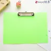 Clip de plástico PP transparente para tablero de escritura, férula para escribir notas, archivador, clip para menú, clip para facturas, tamaño A4 y A5.