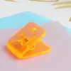 Clips Acrílicos Multicolores de Venta Caliente Transfronterizos para Cuadernos, Clips para Esquinas de Documentos y Hojas de Examen, Clips para Bordes de Costura, Clips Cuadrados Pequeños para Documentos