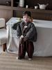 Chaqueta de invierno para niños Jiaye 2024, nueva, con forro polar de leopardo, acolchada de algodón, para niños pequeños y medianos, abrigo retro forestal, ropa tipo pan
