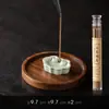 Suporte de Incenso Ruyi Celadon para Varetas de Incenso, Decoração de Casa Estilo Zen, Ornamento de Sala de Chá Estilo Chinês, Incensário de Cerâmica, Queimador de Sândalo