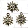 Mezcla 20 Colgantes de Aleación Serie Navidad Verde Antiguo Papá Noel Copo de Nieve Colgante de Regalo Accesorios de Joyería DIY