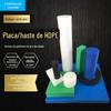 Placa de HDPE importada, resistente ao desgaste, haste de PE, placa de polietileno resistente a ácidos e álcalis, haste de HDPE de alta densidade, placa de PE azul autolubrificante