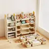 Estante de armazenamento infantil de grande capacidade para uso doméstico, armazenamento em várias camadas para sala de estar, quarto de bebê e armário combinado para brinquedos de bebês