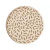 Posavasos Duro de Tierra de Diatomeas Estilo Japonés, Alfombrilla Aislante de Calor para Escritorio, Alfombrilla Absorbente Anti-quemaduras, Posavasos para Taza de Café y Té Estilo Wabi-Sabi, Secado Rápido