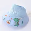 Sombrero de Paja Tejida con Encaje para Niños de Verano, Sombrero para el Sol para Fotografía al Aire Libre, Sombrero de Paja con Encaje para Vacaciones en la Costa, Sombrero para el Sol al por Mayor