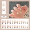 Mostrando Arte de Uñas Blanco Otoño e Invierno Necesario Arte de Uñas de Diamante Brillante Temperamento de Hada Pura Diamante Completo Usar Armadura 24 Piezas