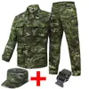 Conjunto de Uniforme de Camuflaje para Hombres y Mujeres, Resistente al Desgaste y Transpirable, Uniforme de Entrenamiento Militar Estudiantil, Uniforme de Entrenamiento Físico al Aire Libre, Fabricante de Ropa de Trabajo de Protección Laboral